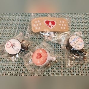 Medical I.D. Badge Clips